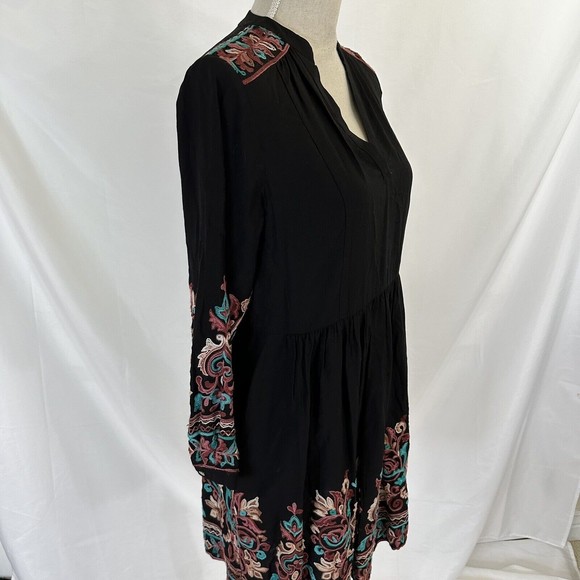 Anthropologie Floreat Avery SMALL Embroidered Boho Dress As Seen On TV - Picture 4 of 8